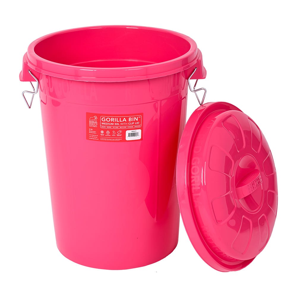 Red Gorilla Bin With Clip Lid image 16